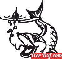 download Fishing Fish Hook free ready for cut