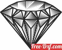 download Diamond clipart free ready for cut