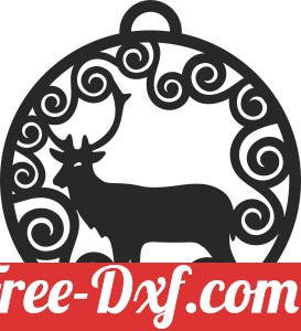 deer christmas ornaments tree decoration