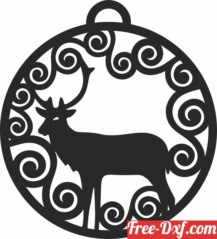 Download deer christmas ornaments tree decoration Y46CQ High qual
