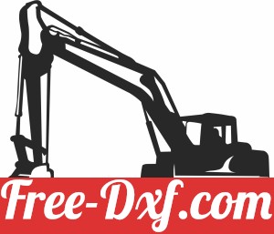 excavator Retro cliparts