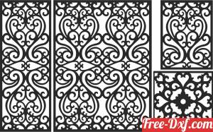 download door   screen   WALL free ready for cut