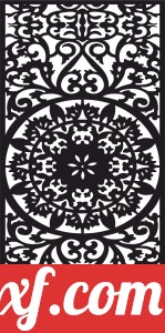 decorative hanging screen partition door panel pattern
