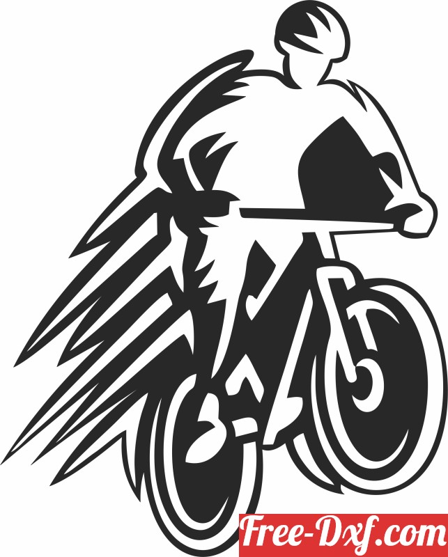 Download mountain bike cliparts YKFfT High quality free Dxf files