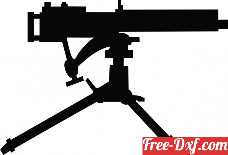 Download rifle sniper silhouette YKb5F High quality free Dxf file