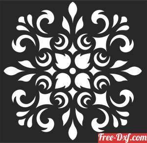 download flower wall Pattern free ready for cut