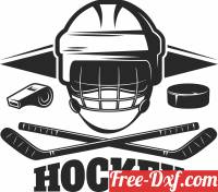 download Hockey logo sign free ready for cut