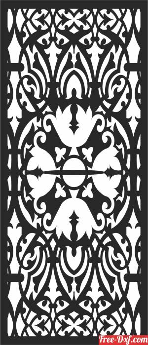 download decorative panel door pattern free ready for cut