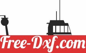 Container ship boat clipart