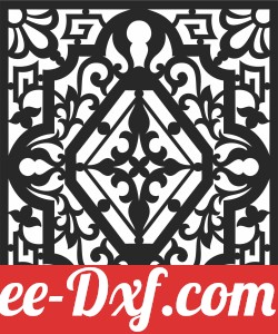door decorative pattern wall screen