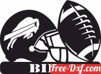 download Buffalo Bills NFL helmet LOGO free ready for cut