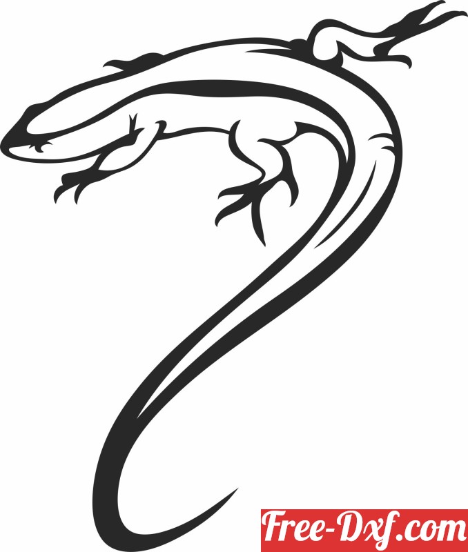 Download Lizard Cliparts Yb9kl High Quality Free Dxf Files Svg