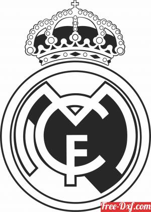 download Real madrid football Club logo free ready for cut
