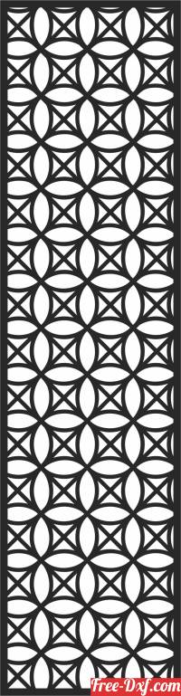download DOOR PATTERN   SCREEN  WALL free ready for cut