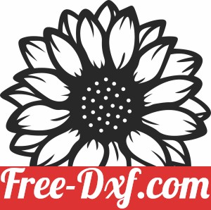 Sunflower flower clipart