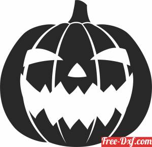 download Halloween pumpkin free ready for cut