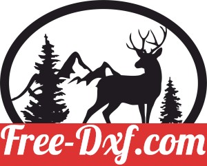 deer scene art