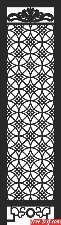 download decorative  pattern Screen   DECORATIVE Pattern Screen Door free ready for cut