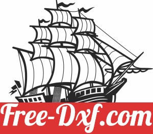 Sailboat Sea ship wall art