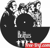 download the beatles Wall Clock free ready for cut