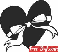 download Heart love valentines day silhouette free ready for cut