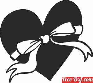 download Heart love valentines day silhouette free ready for cut