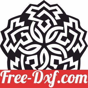 mandala wall art clipart