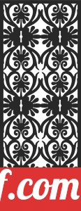 Decorative pattern screen door