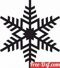 download Christmas snowflake free ready for cut