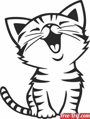 download cute cat clipart free ready for cut