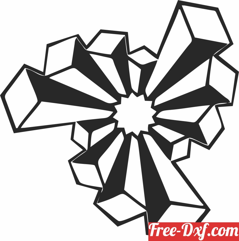 Download 3d wall art decor ZkRjo High quality free Dxf files, Svg