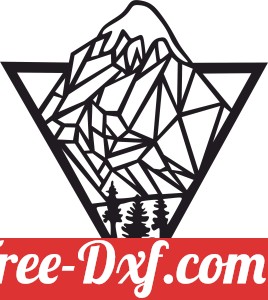 mountain scene wall decor