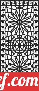 Pattern   door  SCREEN   Decorative