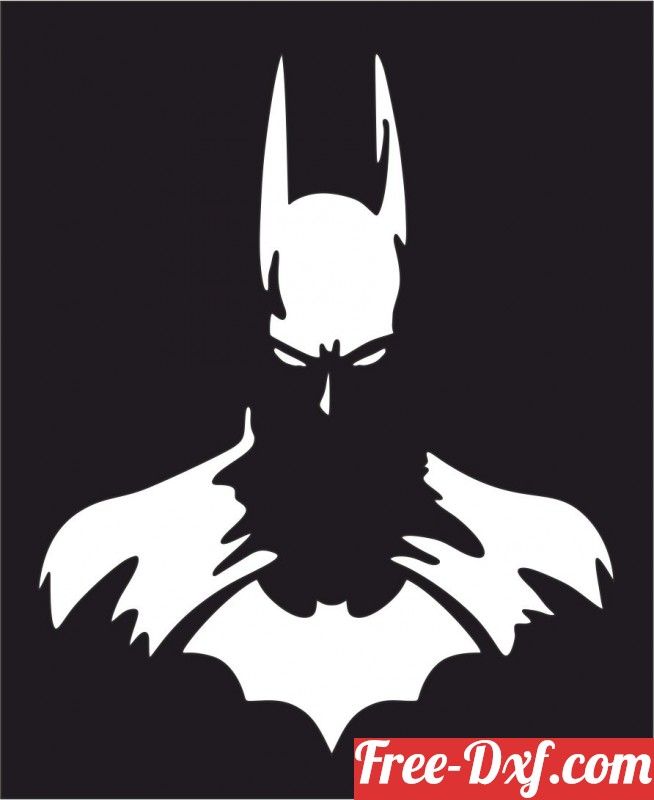 Download batman wall decor Zz343 High quality free Dxf files, Svg