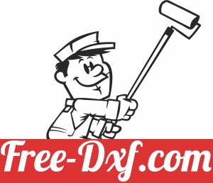 painter cartoon cliparts