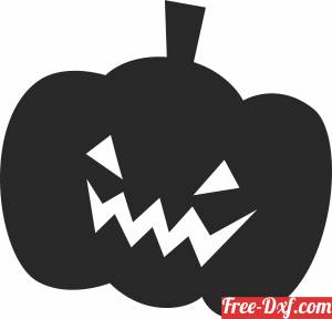 download angry Halloween  Pumpkin art free ready for cut