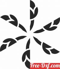 download Decorative Element dxf clipart free ready for cut