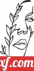 flower art face