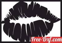 download Lips wall clipart free ready for cut