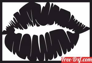 download Lips wall clipart free ready for cut