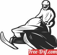 download Snowmobile clipart free ready for cut