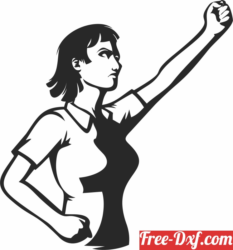 Female Silhouette clip art (117035) Free SVG Download / 4 Vector