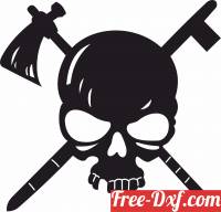 download skull clipart free ready for cut