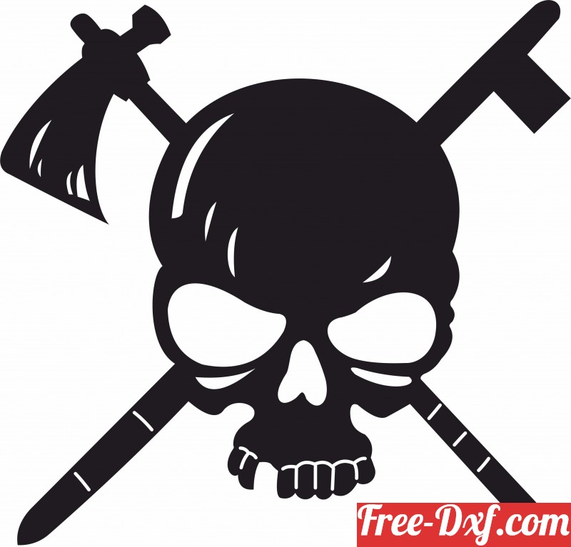 Download Download skull clipart aUQOi High quality free Dxf files, Svg, Cd