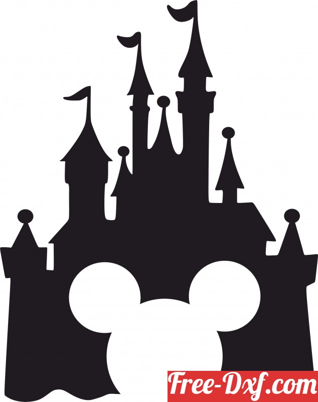 disney castle logo vector