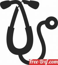 download Stethoscope Medical Symbol cliparts free ready for cut