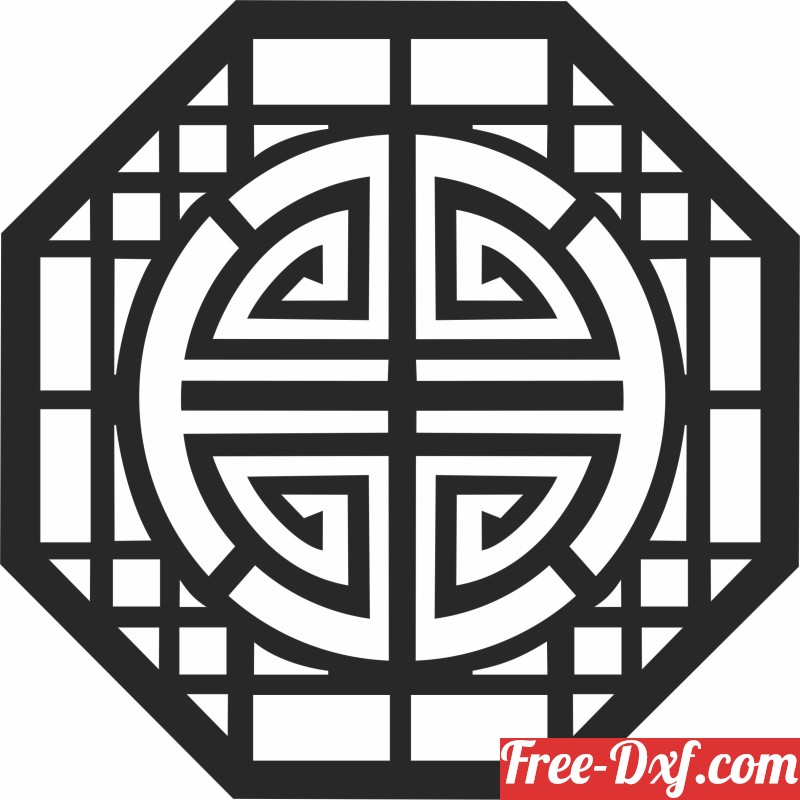 Download pattern Mandala wall arts ahVHt High quality free Dxf fi