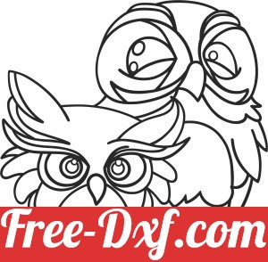 Owls cliparts