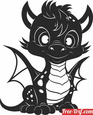download cute dragon clipart free ready for cut