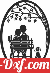 Couple Sitting on a Bench